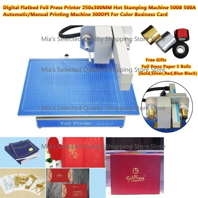 500B 500A Automatic/Manual Hea - Foil Transfer Machine review and price