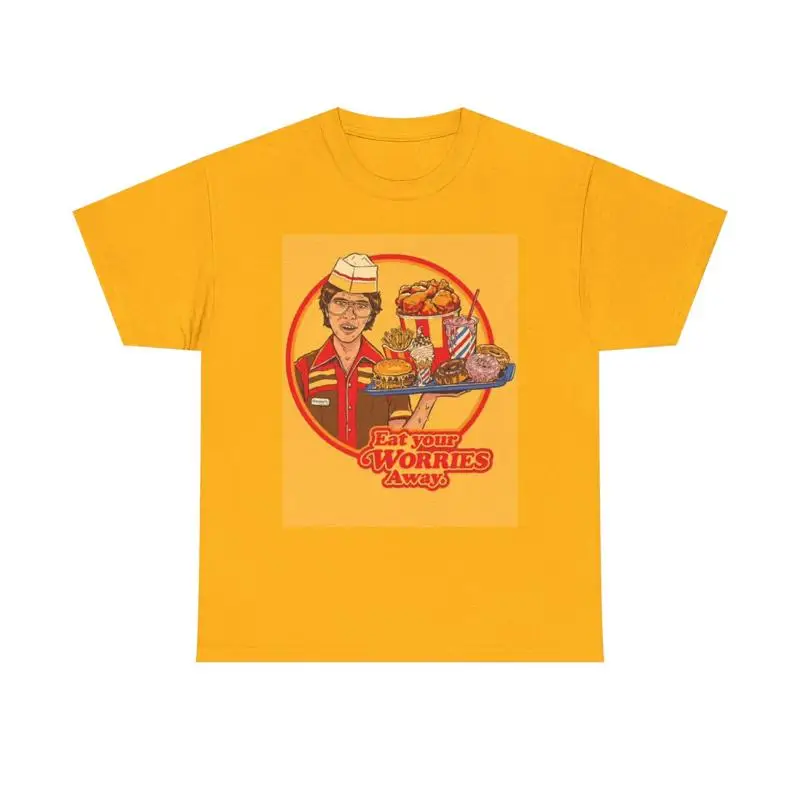 Eat Your Worries T Shirt Funny - Commercial Shirt Printing review and price