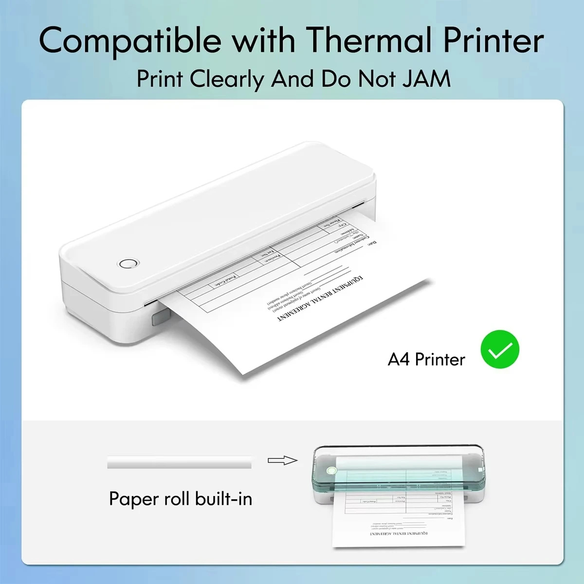 A4 Thermal Paper Rolls 1/2/4/1 - Commercial Document Printing review and price