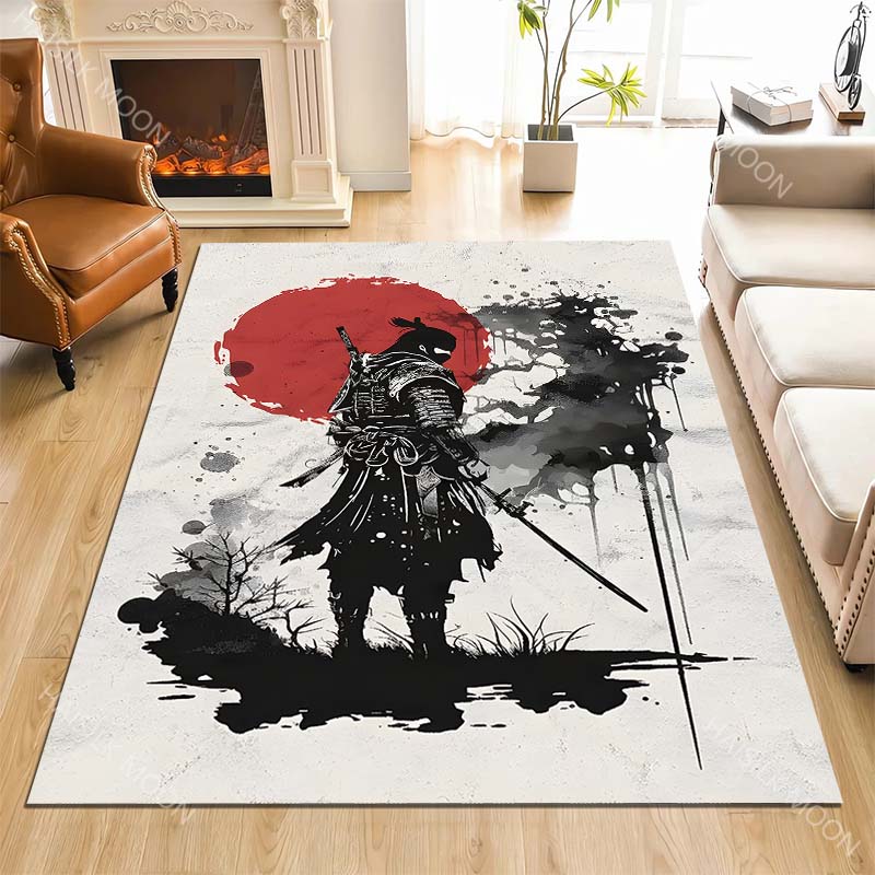 Samurai and red sun ink painti - Commercial Printing Ink review and price