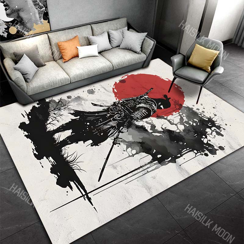 Samurai and red sun ink painti - Commercial Printing Ink review and price