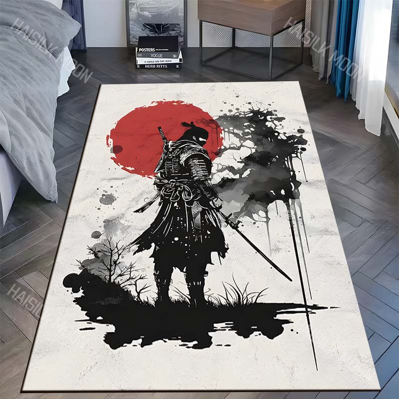 Samurai and red sun ink painti - Commercial Printing Ink review and price