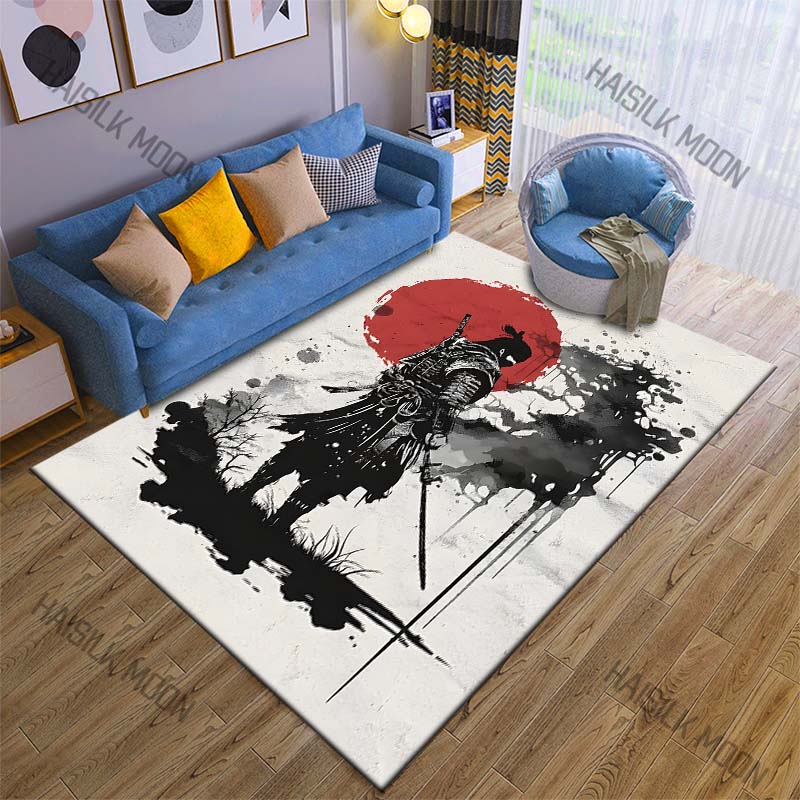 Samurai and red sun ink painti - Commercial Printing Ink review and price