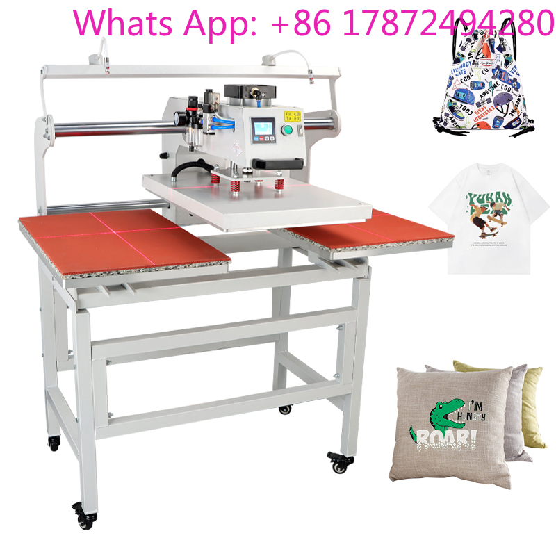 Dual Electric Slide Hot Stampi - Commercial Printing Machine For Shirts review and price