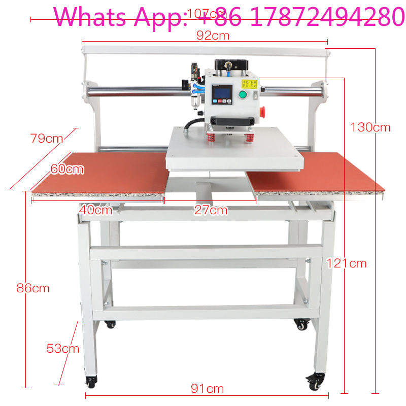 Dual Electric Slide Hot Stampi - Commercial Printing Machine For Shirts review and price