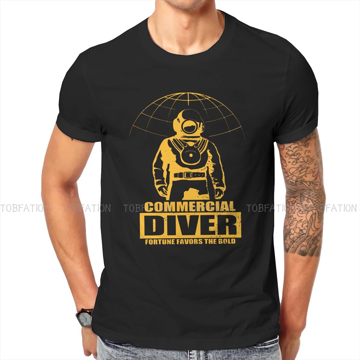 Commercial Diver Yellow Casual - Commercial Shirt Printing review and price