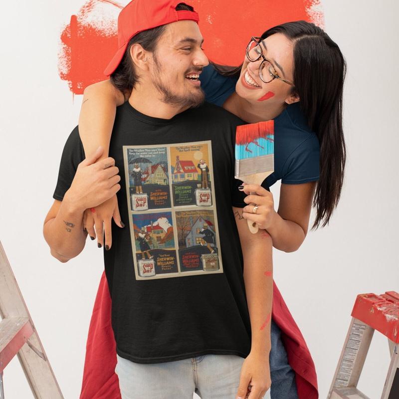 Vintage Poster T Shirt Old Com - Commercial Shirt Printing review and price