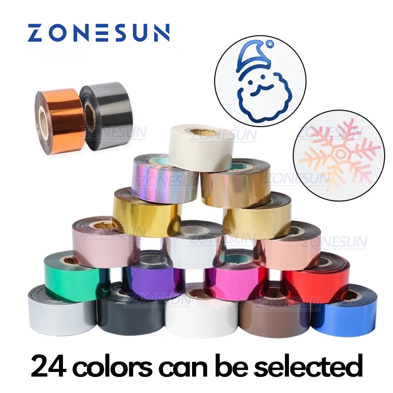 ZONESUN 3/4/5cm Gold Silver Bl - Foil Transfer Machine review and price