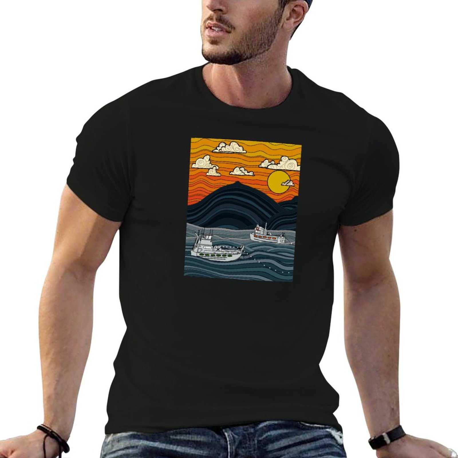 Commercial Fishing T-Shirt Wor - Commercial Shirt Printing review and price