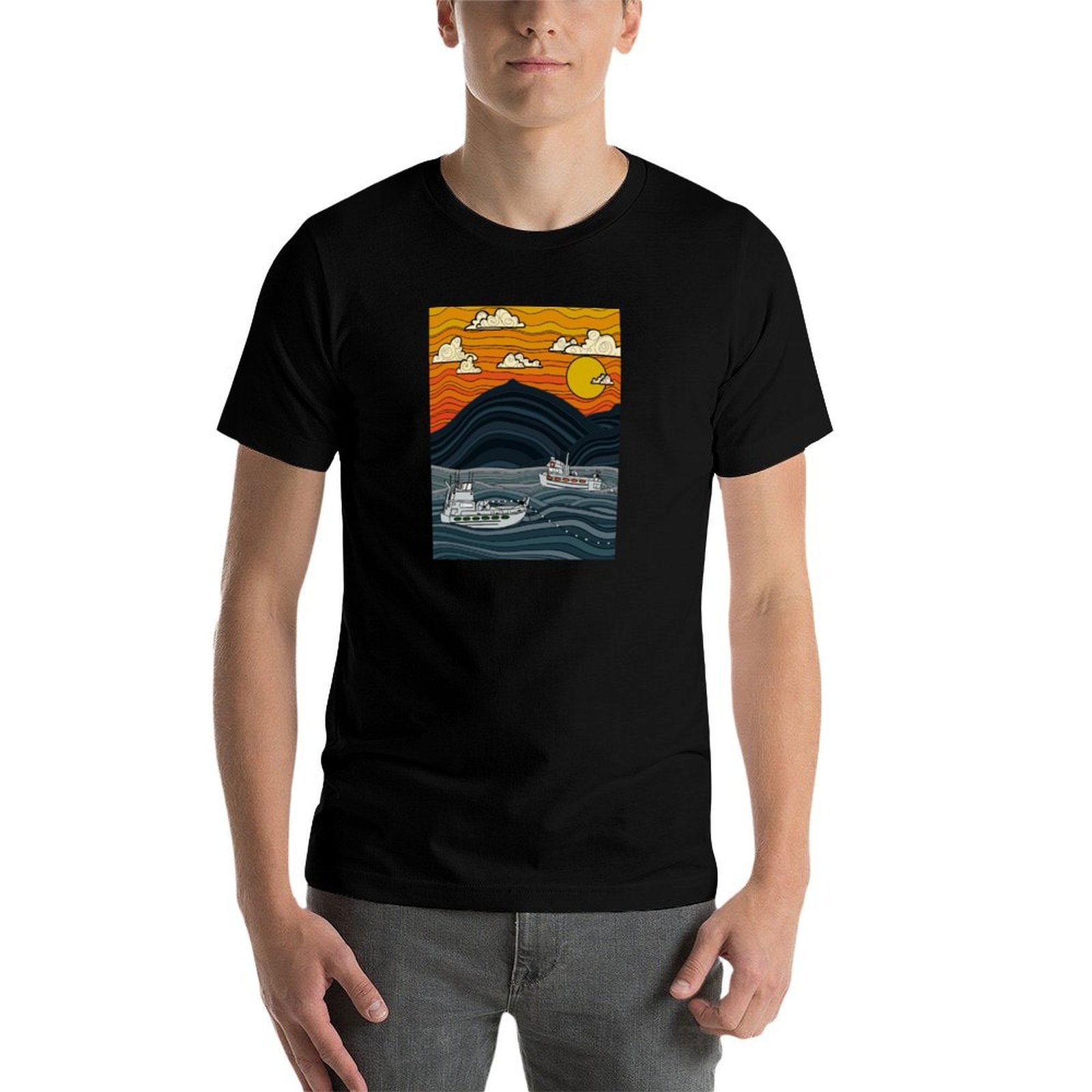 Commercial Fishing T-Shirt Wor - Commercial Shirt Printing review and price